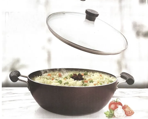 Diamond Induction Base Non-Stick Kadai 28CM